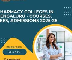 Pharmacy Colleges in Bengaluru - Courses, Fees, Admissions 2025-26