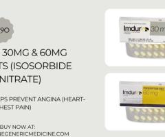 Imdur Tablet: Get Relief for Angina and Chest Pain. Order at onlinegenericmedicine at just $5.90