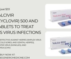 Treat herpes virus with Valcivir (Valacyclovir) | order now at onlinegenericmedicine.