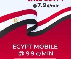 Cheap International Calls to Egypt from USA and Canada