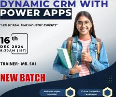 Online FREE DEMO On - Microsoft Dynamics CRM with Power Apps