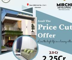 Villas in Kollur for Sale by Mirchi Developers