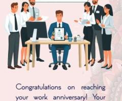 Work Anniversary Greetings in Minutes with Varnz