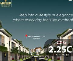 Luxury Villas In Kollur | Hyderabad