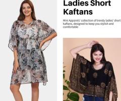 Mini Apparels: Explore the World of Trendy Ladies Short Kaftans