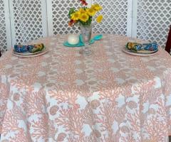 Elegant Jaipur Block Print Table Cloth - Perfect for Dining & Round Tables