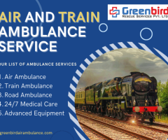 Get Top Notch Air and Train Ambulance Service in Ahmedabad