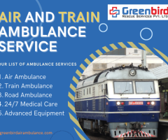 Safe Air and Train Ambulance Service in Amritsar in Emergency