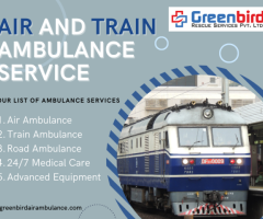 Book Air and Train Ambulance Service in Bilaspur for Medical Transport