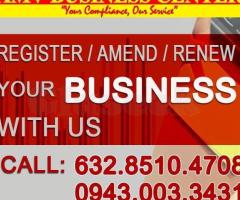 Business Registration, Retirement, Amend, Change/Transfer of Ownership