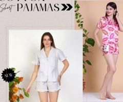 Stay Cool and Comfortable in Mini Apparels' Cotton Short Pajamas