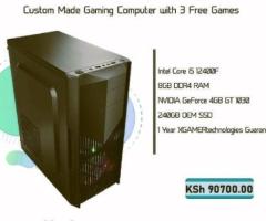 Powerful custom core i5 gaming desktop with 4GB Nvidia