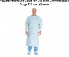 Halyard Procedure Gown For Use With Chemotherapy Drugs 118cm L/Sleeve | Australia