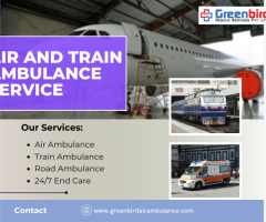 Book Best Air and Train Ambulance Service in Bagdogra