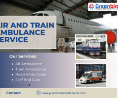 Book Greenbird Air and Train Ambulance Service in Brahmapur