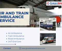 Book Air and Train Ambulance Service in Chandigarh with Greenbird