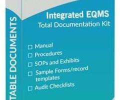 Editable EQMS Documents- Manual, Procedures, Audit Checklist