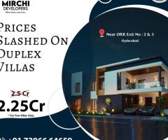 Don’t Miss Out! Luxury Villas in Kollur for Sale