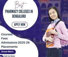 Best Pharmacy Colleges in Bengaluru - Courses, Fees, Admissions 2025-26, Placements