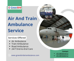 Book Air and Train Ambulance Service in Durgapur with Greenbird