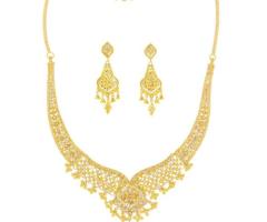 22ct Gold Filigree Necklace Set