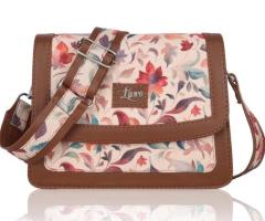 Eco-Friendly Printed Vegan Leather Handbags For Women