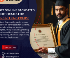 Guaranteed Backdated Degree Certificates in India