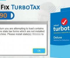 Solutions to Fix TurboTax Error 190
