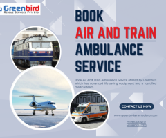 Get Air and Train Ambulance Service in Gaya for Medical Transport