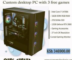 Powerful custom core i7 PC with NVidia GeForce RTX 3060