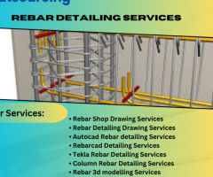 Exponential Rebar Detailing Outsourcing services for san diego