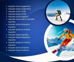 Alquiler esqui baqueira España - Ski Renting