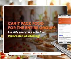 Order Fresh Group food in Trains via RailRestro ecatering app