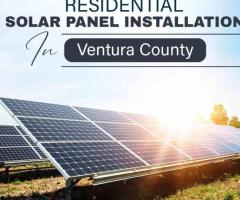 Residential Solar panel installation in Ventura County