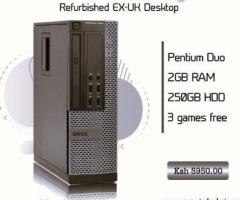 Refurbished Dell SFF desktop with 3 free games