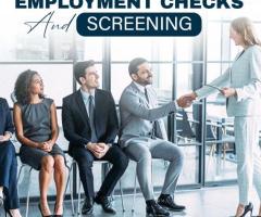 Employment Checks and Screening