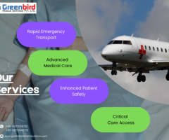 Affordable Greenbird Air Ambulance Service in Brahmapur