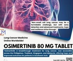 Osimertinib 80 mg Tablet Price Philippines | Buy AZD9291 Online Cost Singapore Malaysia Thailand