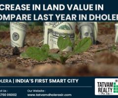 Dholera Smart City: Unveiling the Rise in Land Value Over the Past Year