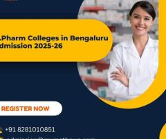 D.Pharm Colleges in Bengaluru - Admission 2025-26