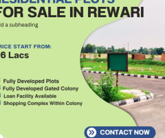 Plots for sale in Rewari, Residential Land