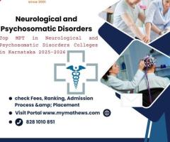 MPT in Neurological and Psychosomatic Disorders Colleges in Karnataka 2025-2026