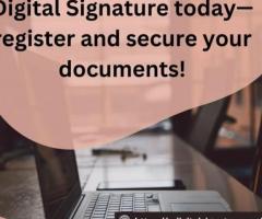 Access a cost-effective Digital Signature today—register and secure your documents!