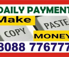 Copy paste work at Home | Flexible time earn from  data entry | 1338 |