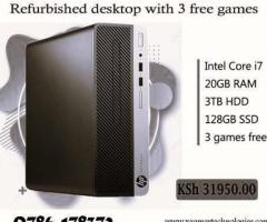 Refurbished HP ProDesk Tower PC with 20GB RAM