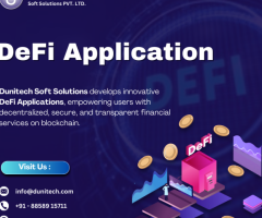 Unlock the Future of Finance with DeFi Applications by Dunitech Soft Solutions