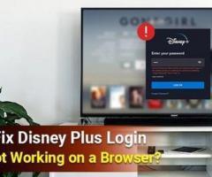 Fix Disney Plus Login Button not Working on a Browser