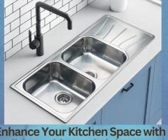 Enhance Your Kitchen Space with Stylish Double Bowl Sinks!