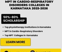 MPT in Cardio-Respiratory Disorders Colleges in Karnataka 2025-2026