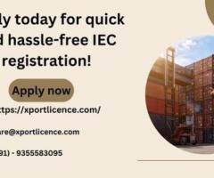 Apply today for quick and hassle-free IEC registration!